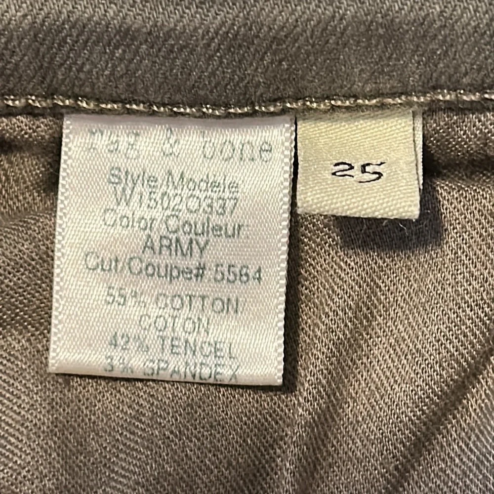 Rag & Bone Skinny Jeans in Army Green Size 25